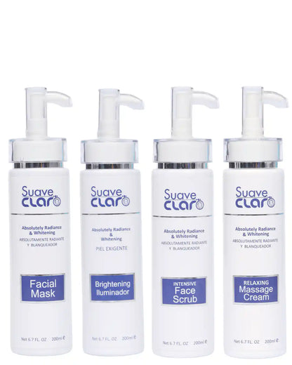 4 In 1 | The Spanish Brightening Ritual: Restore Your Skin's Natural Luminosity - Suave Claro Luxe