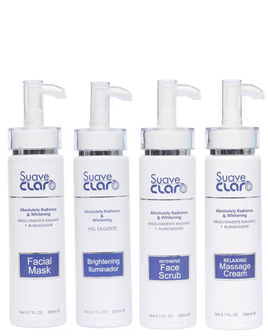 4 In 1 | The Spanish Brightening Ritual: Restore Your Skin's Natural Luminosity - Suave Claro Luxe