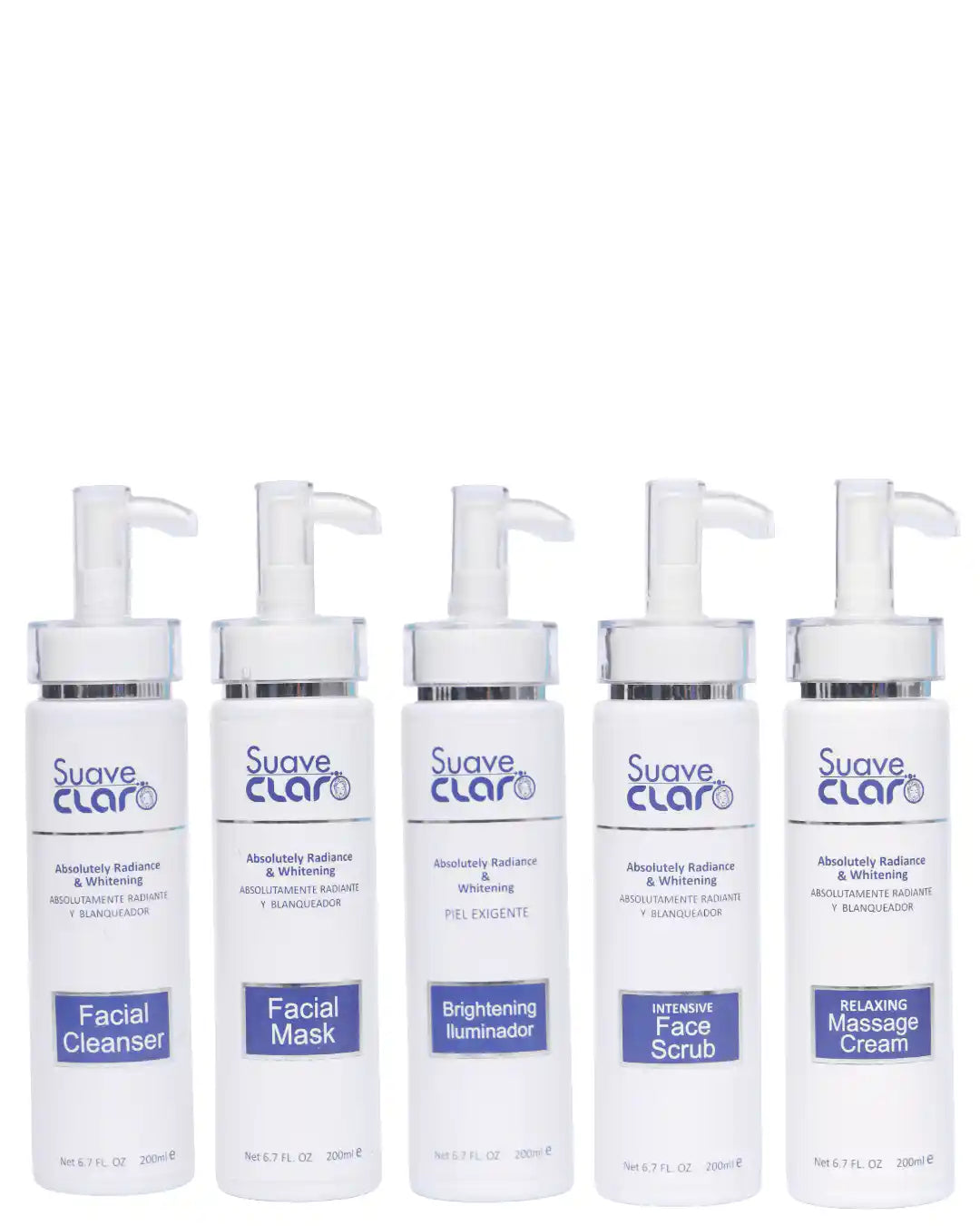 5 In 1 Bundle | The Spanish Brightening Ritual: Restore Your Skin's Natural Luminosity - Suave Claro Luxe