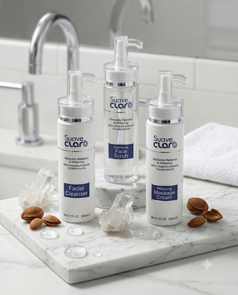 Deep Cleanser, Intensive Scrub & Mask Routine - Suave Claro