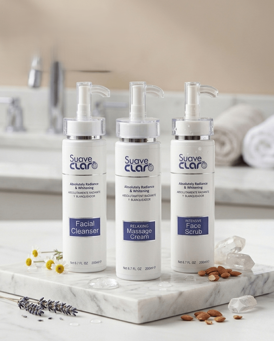 Deep Cleanser, Intensive Scrub & Mask Routine - Suave Claro