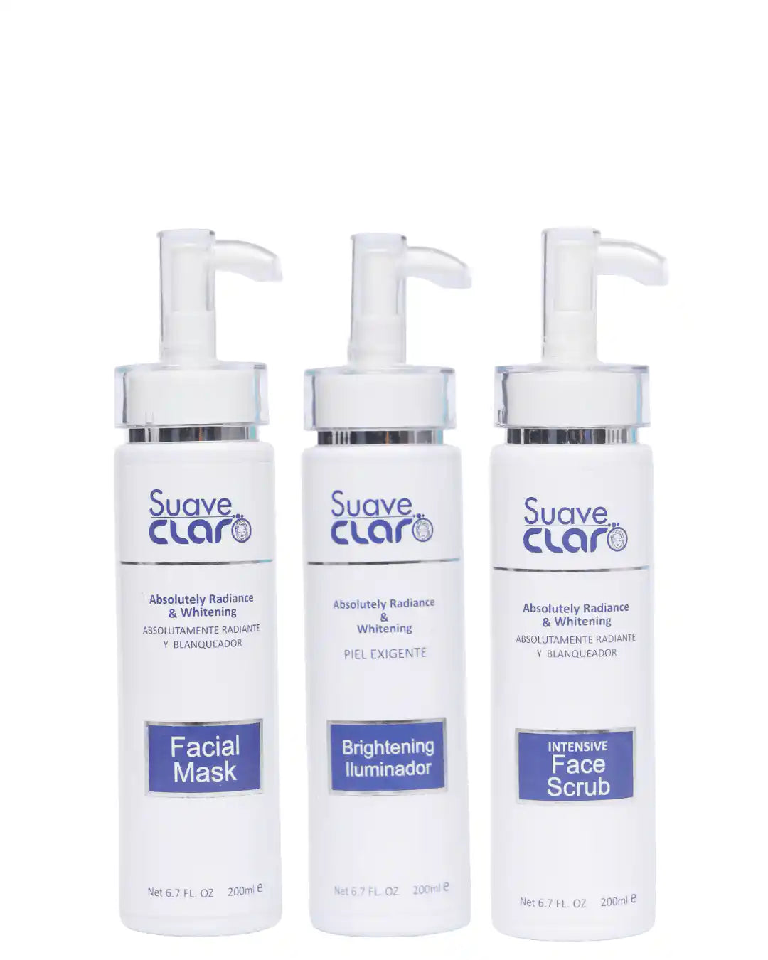 Facial Cleanser, Intensive Face Scrub, Facial Mask - Suave Claro Luxe