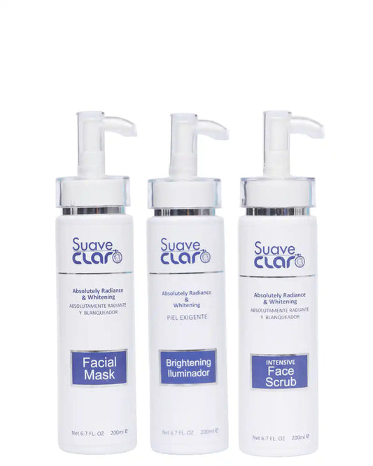 Facial Cleanser, Intensive Face Scrub, Facial Mask - Suave Claro Luxe