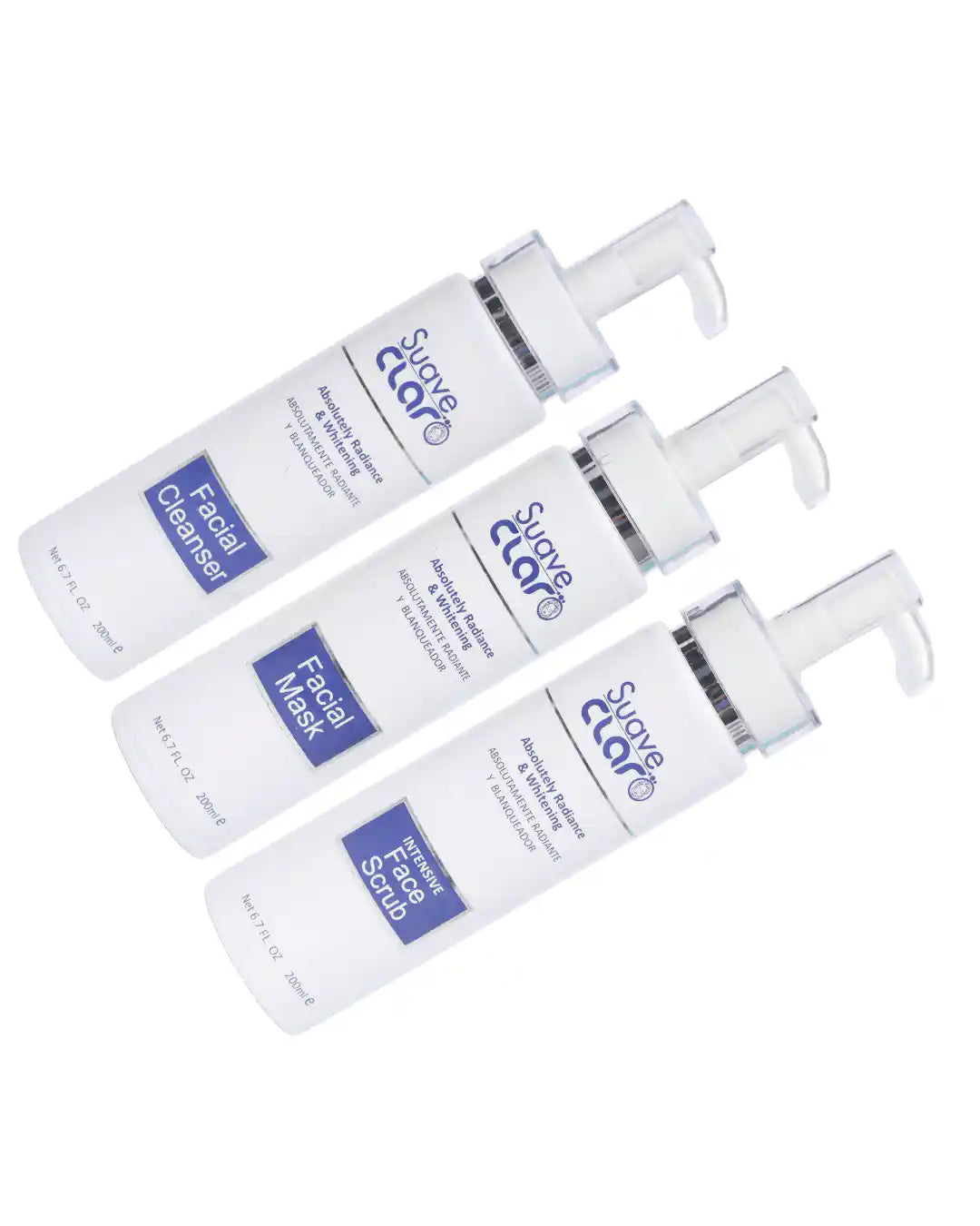 Intensive Face Scrub, Brightening Iluminador, Facial Mask - Suave Claro Luxe